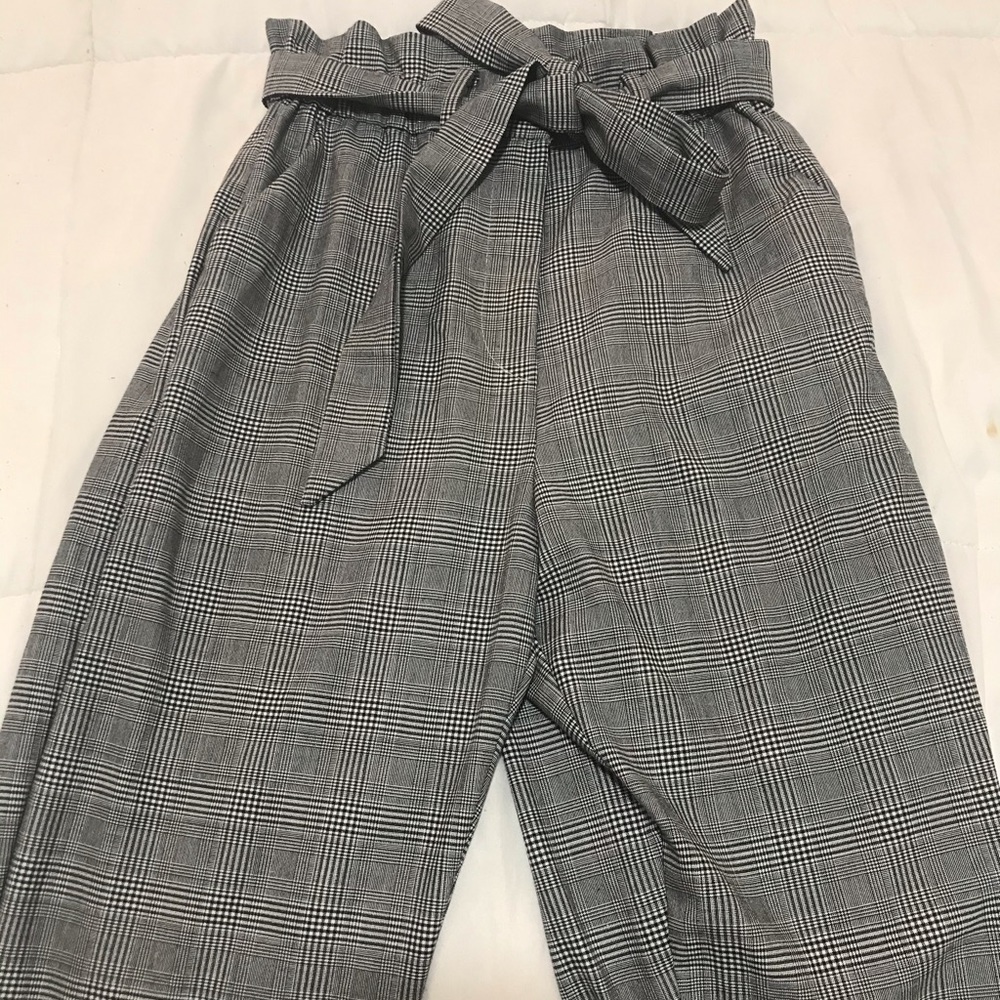 H&M Paper Bag High Waisted Pants